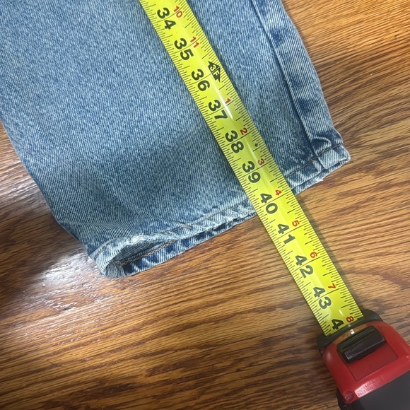 NWT Good American Good '90s Ripped High Waist Relaxed Jeans in Indigo293 Size 26 - Picture 11 of 13